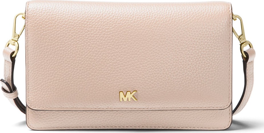 MICHAEL MICHAEL KORS Leather Phone Crossbody Wallet