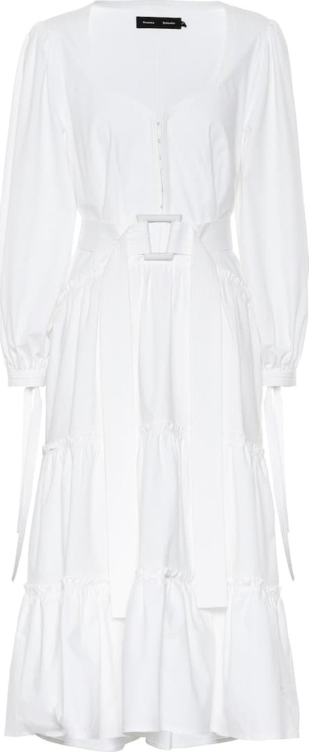Proenza Schouler Stretch cotton midi dress