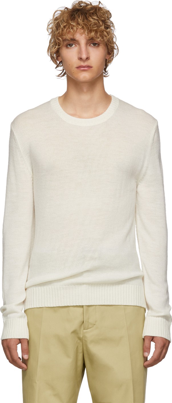 Jil Sander Off-White Wool Sweater