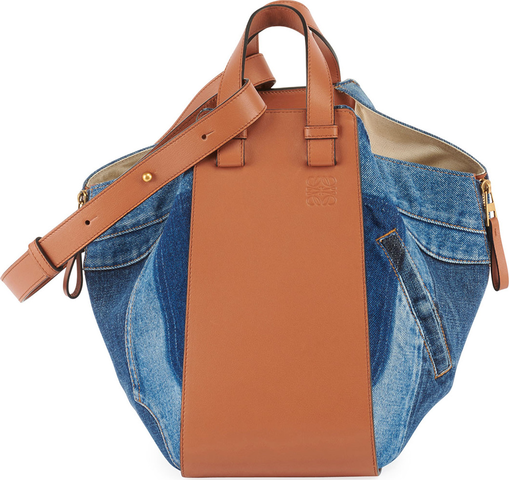 LOEWE Hammock Denim Small Satchel Bag
