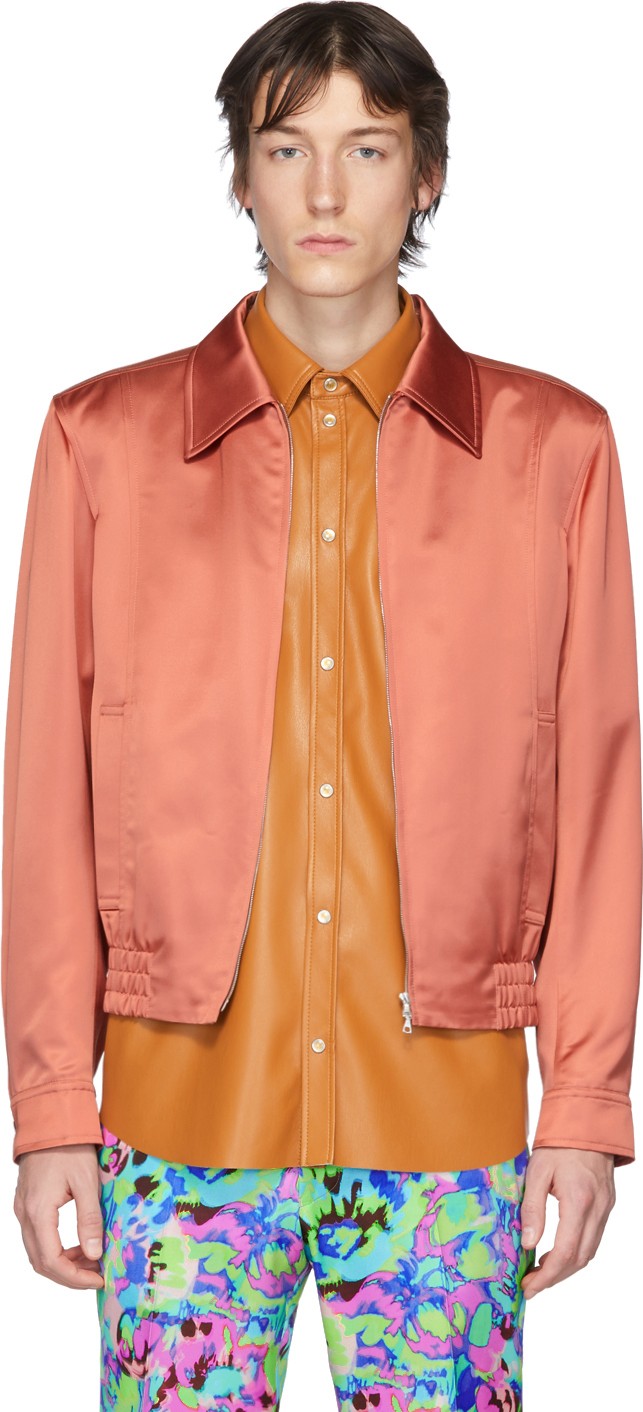 Dries Van Noten Pink Viscose Villiam Jacket