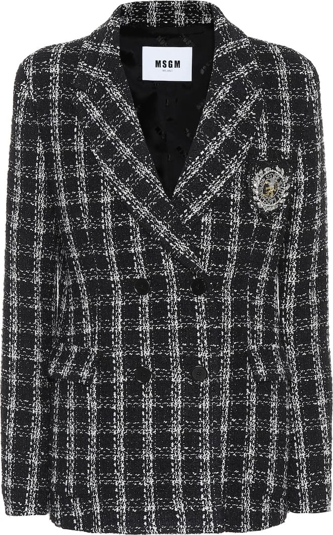 MSGM Tweed blazer