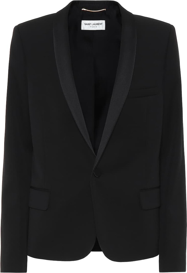 Saint Laurent Wool tuxedo jacket