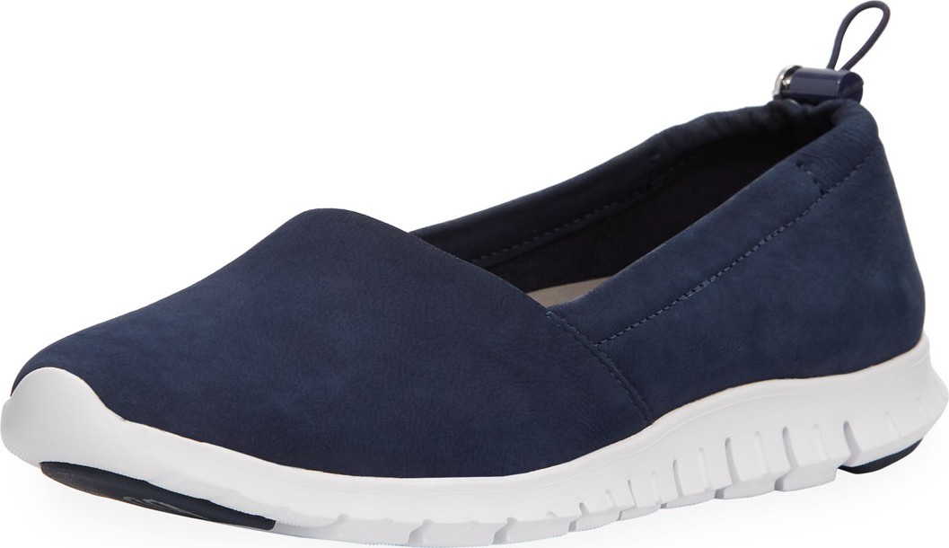 Cole Haan Zerogrand A-Line Nubuck Loafers