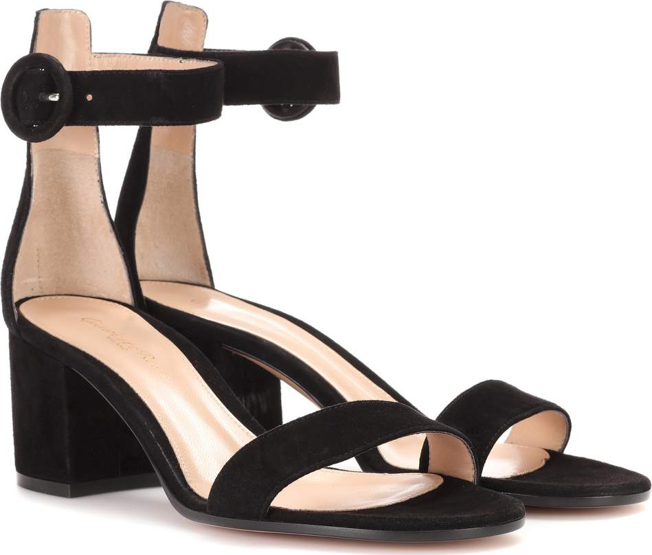 Gianvito Rossi Versilia 60 suede sandals