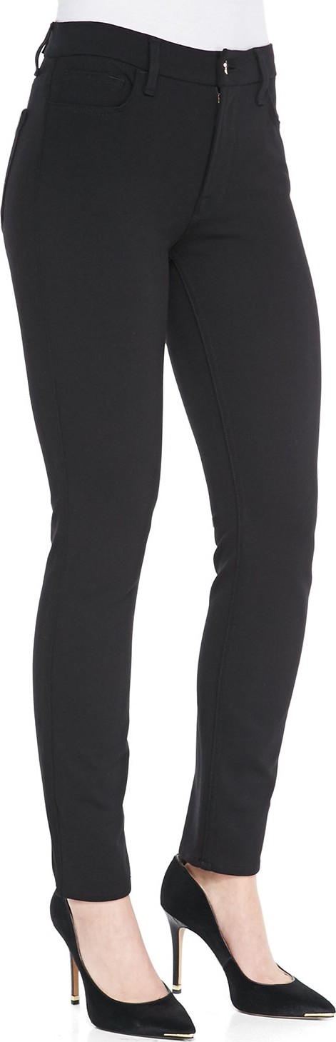 Jen7 Ponte Skinny Jeans, Black