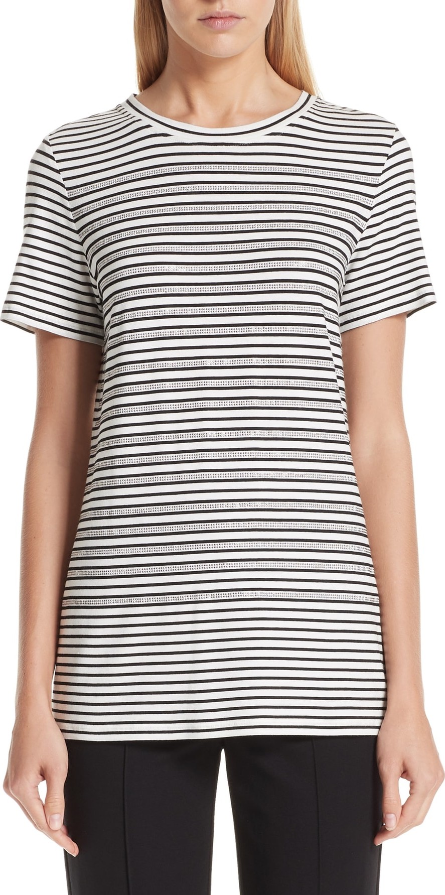 St. John Crystal Stripe Tunic