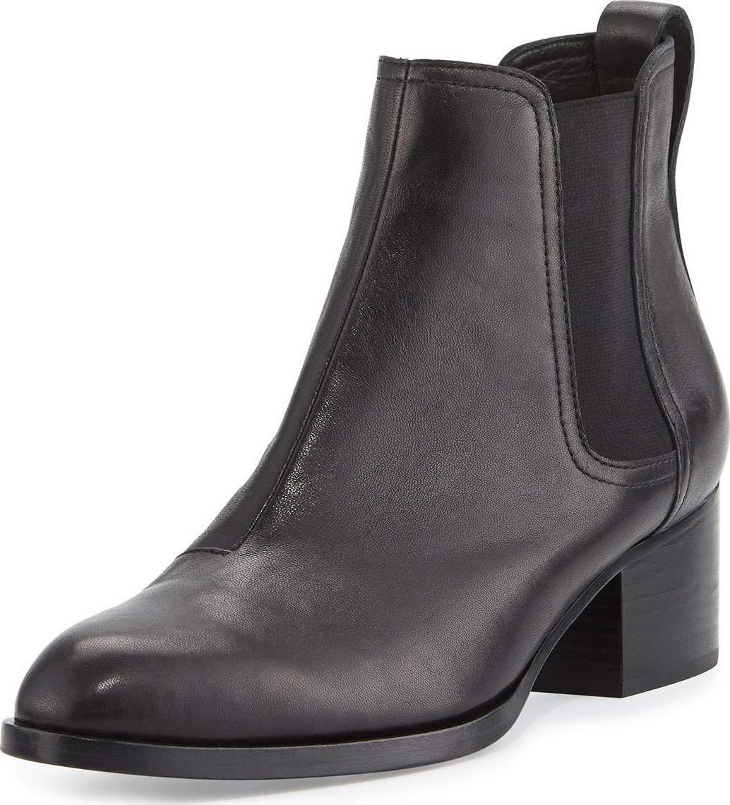 Rag & Bone Walker Leather Ankle Boot, Black