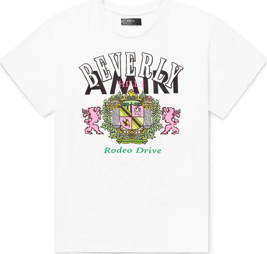 Amiri Printed Cotton-Jersey T-Shirt