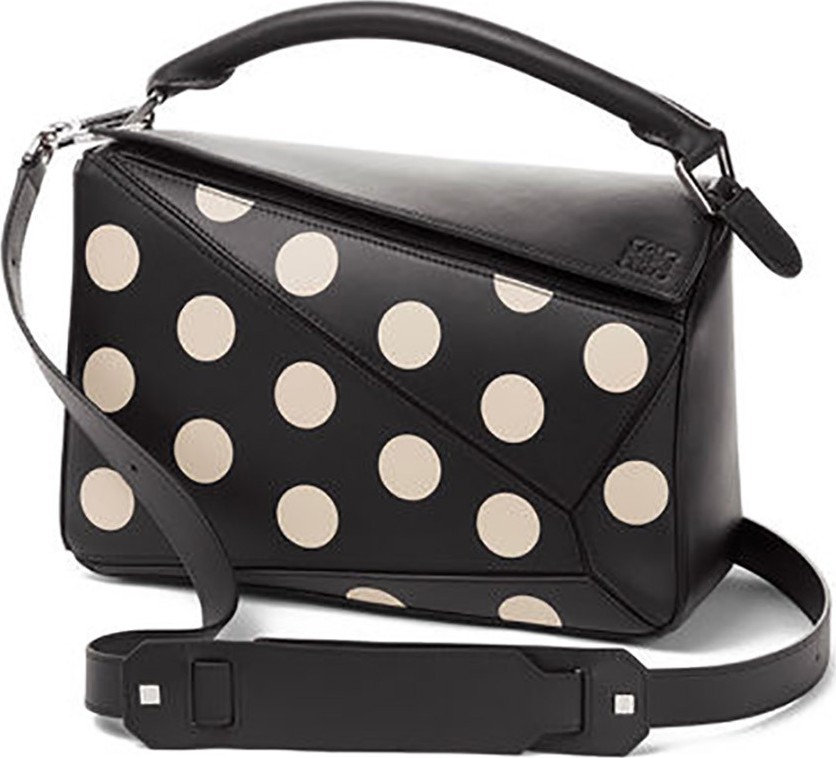 LOEWE Puzzle polka-dot shoulder bag