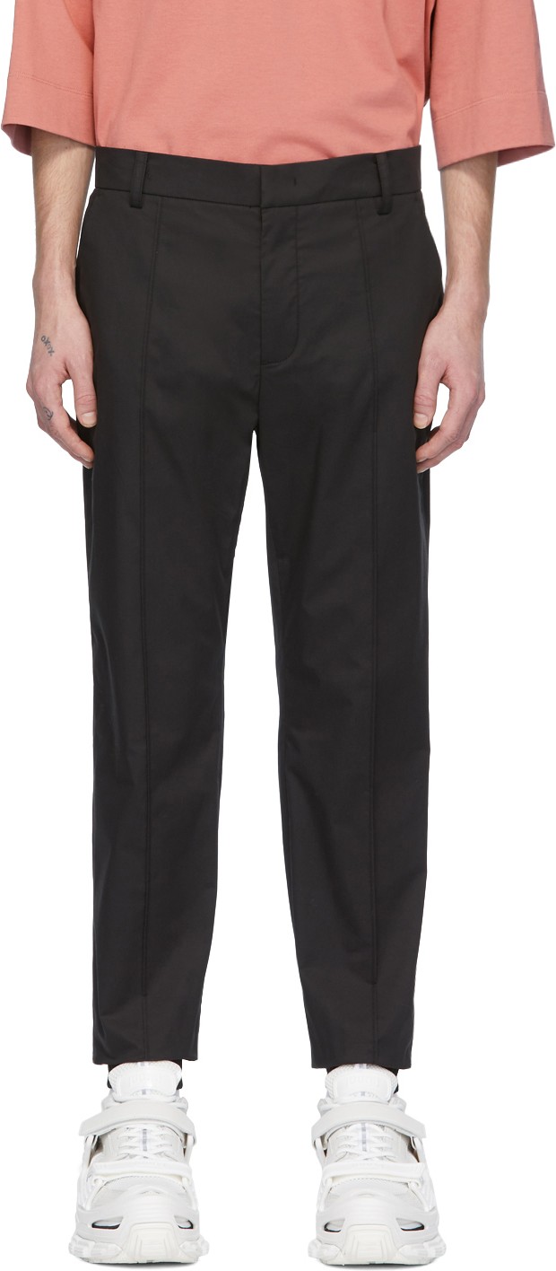 Juun.J Black Shorts Overlay Cargo Pants