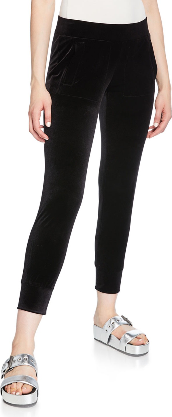 Norma Kamali Velour Jogger Pants