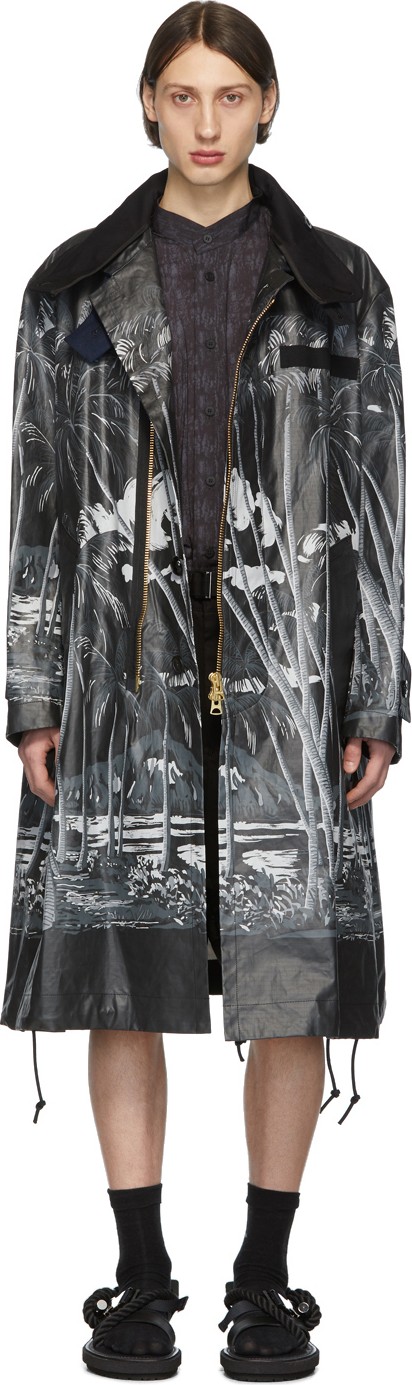 Sacai Black Sun Surf Edition Diamond Head Coat