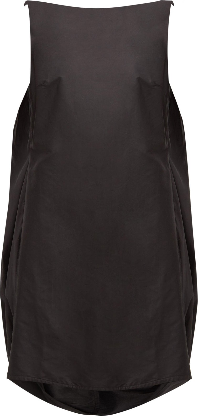 Marques'Almeida Gathered scoop-back balloon-hem silk dress