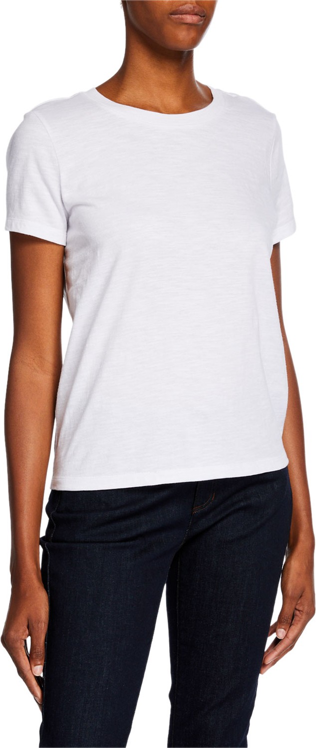 St. John Denim Ponte Pull-On Cropped Leggings