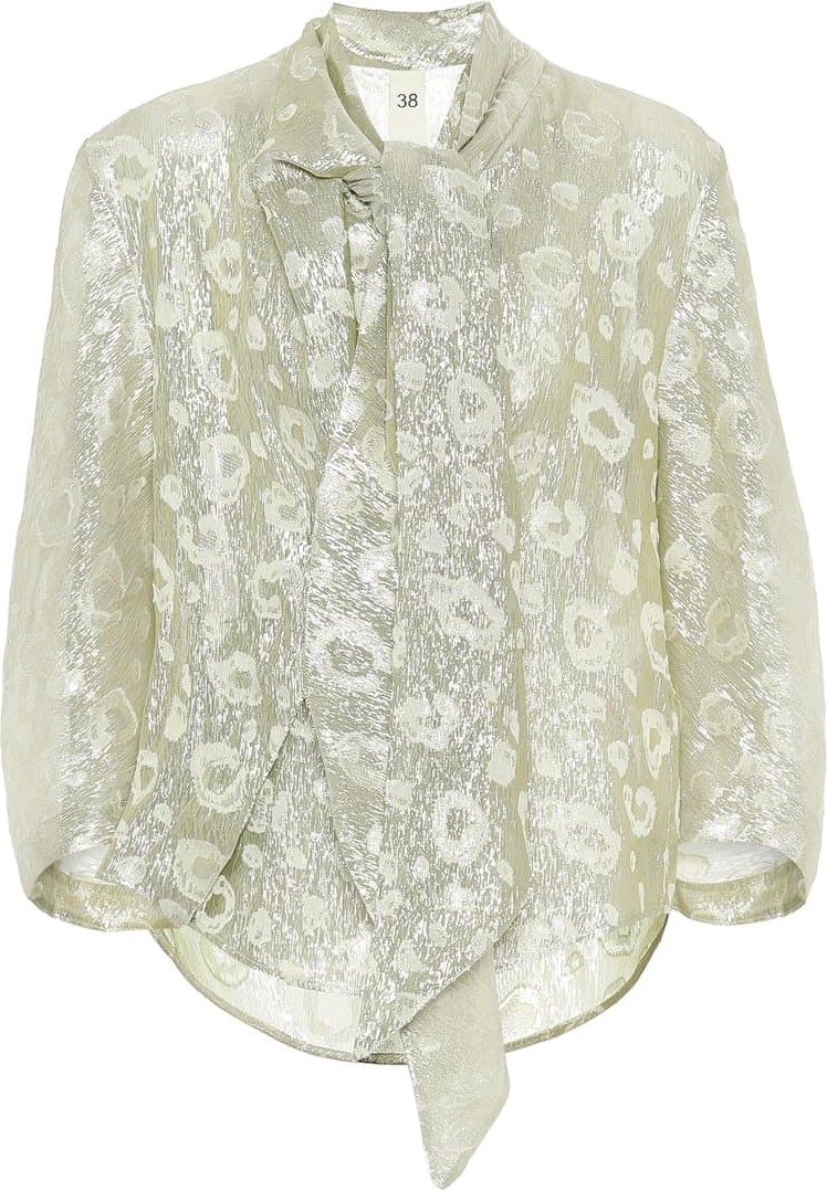Petar Petrov Leopard fil coupé blouse