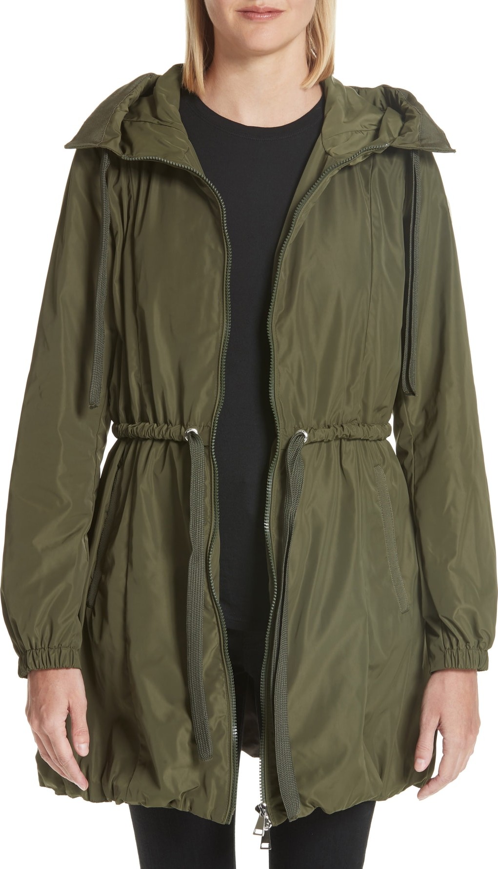 Moncler Topaze Water Resistant Hooded Jacket