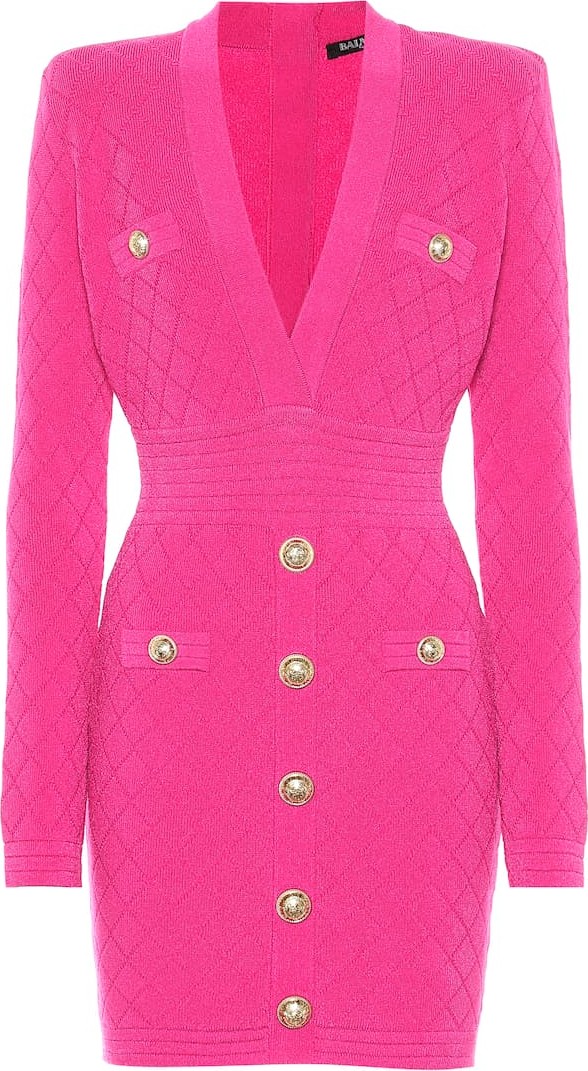 Balmain Embellished minidress