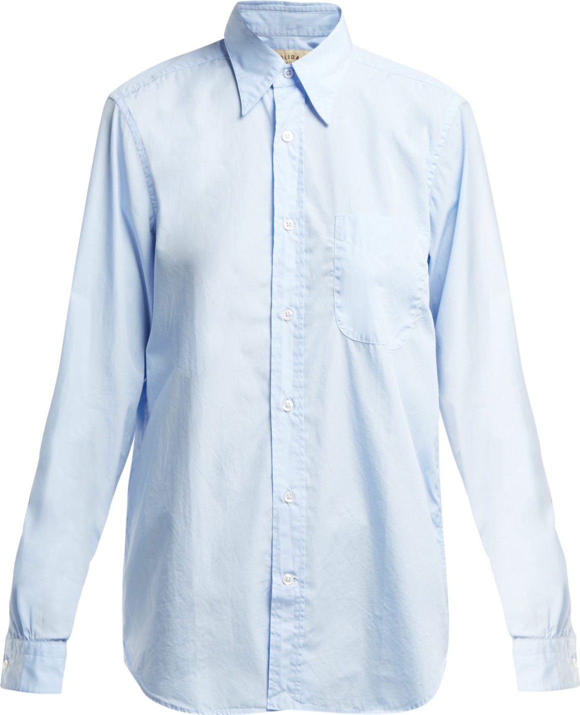 Holiday Boileau Point-collar cotton shirt