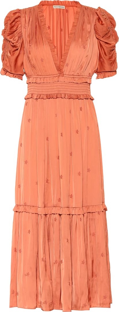 Ulla Johnson Maya satin maxi dress