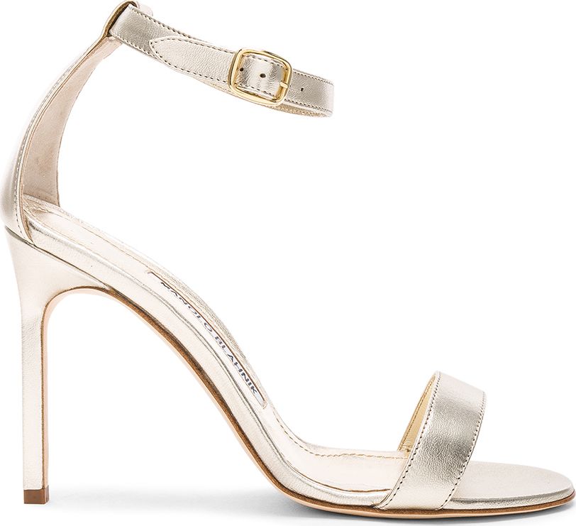 Manolo Blahnik Leather Chaos 105 Heels