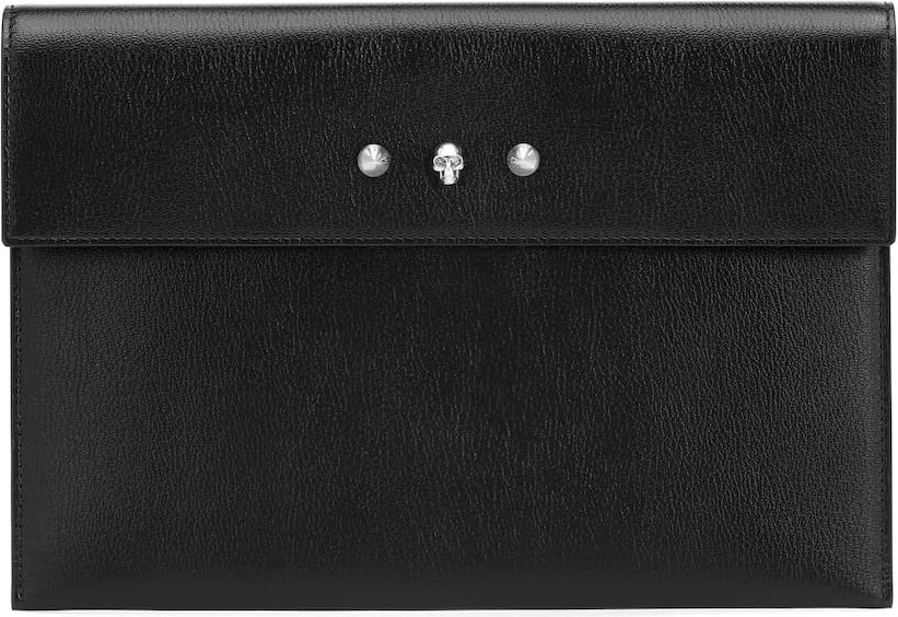 Alexander McQueen Leather clutch