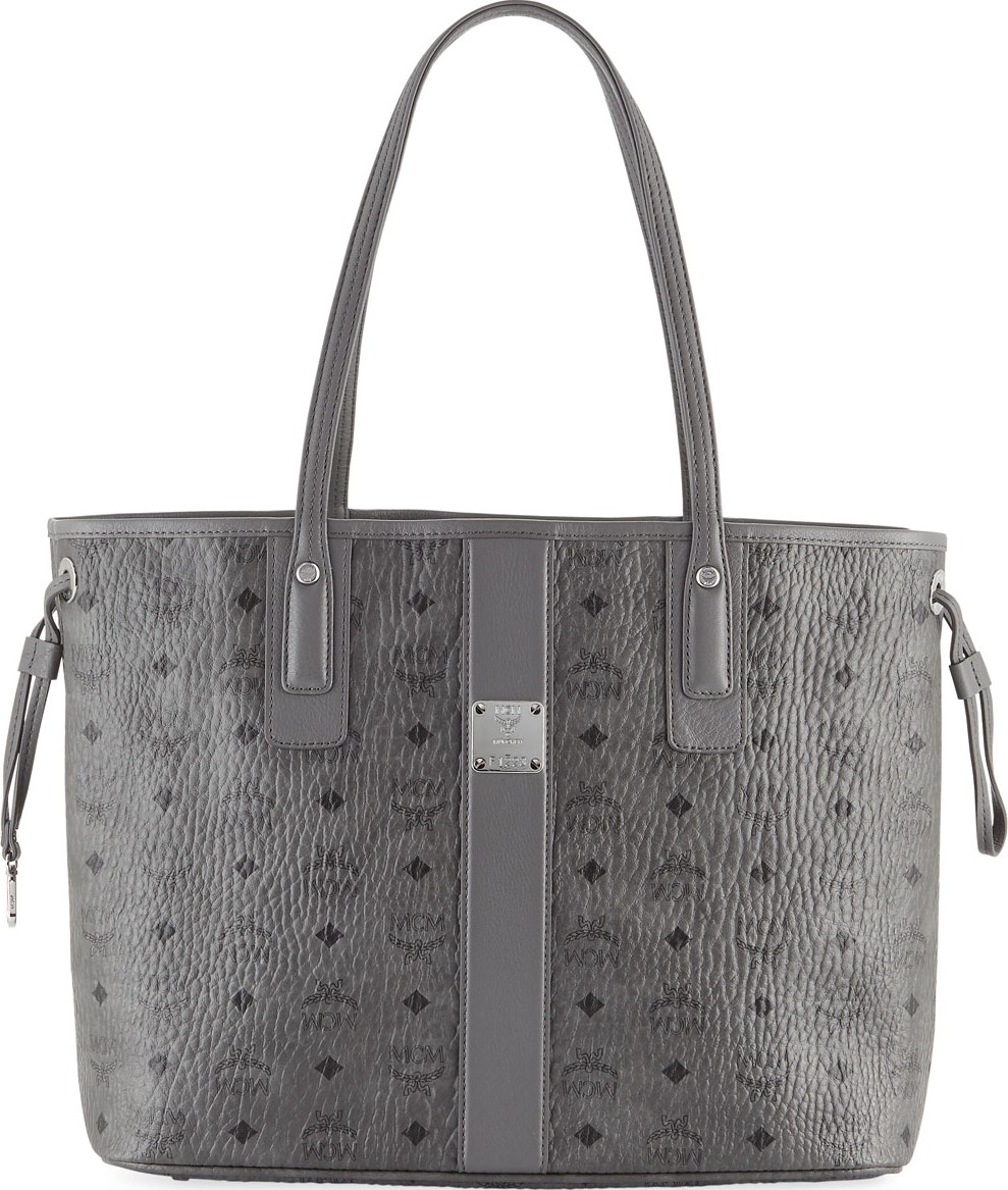 MCM Liz Reversible Medium Visetos Shopper Tote Bag