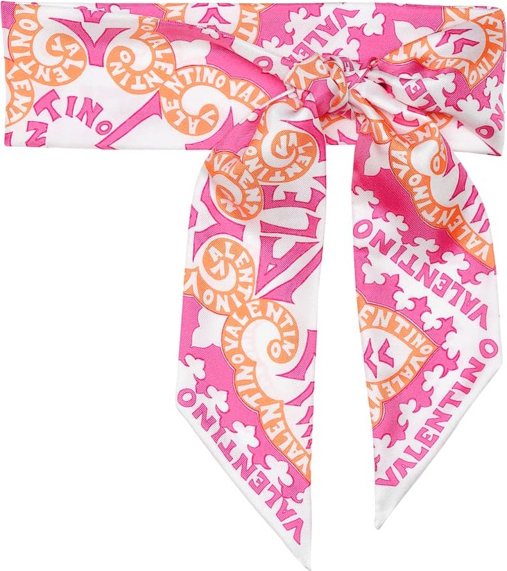 Valentino Exclusive to Mytheresa – Printed silk-twill scarf