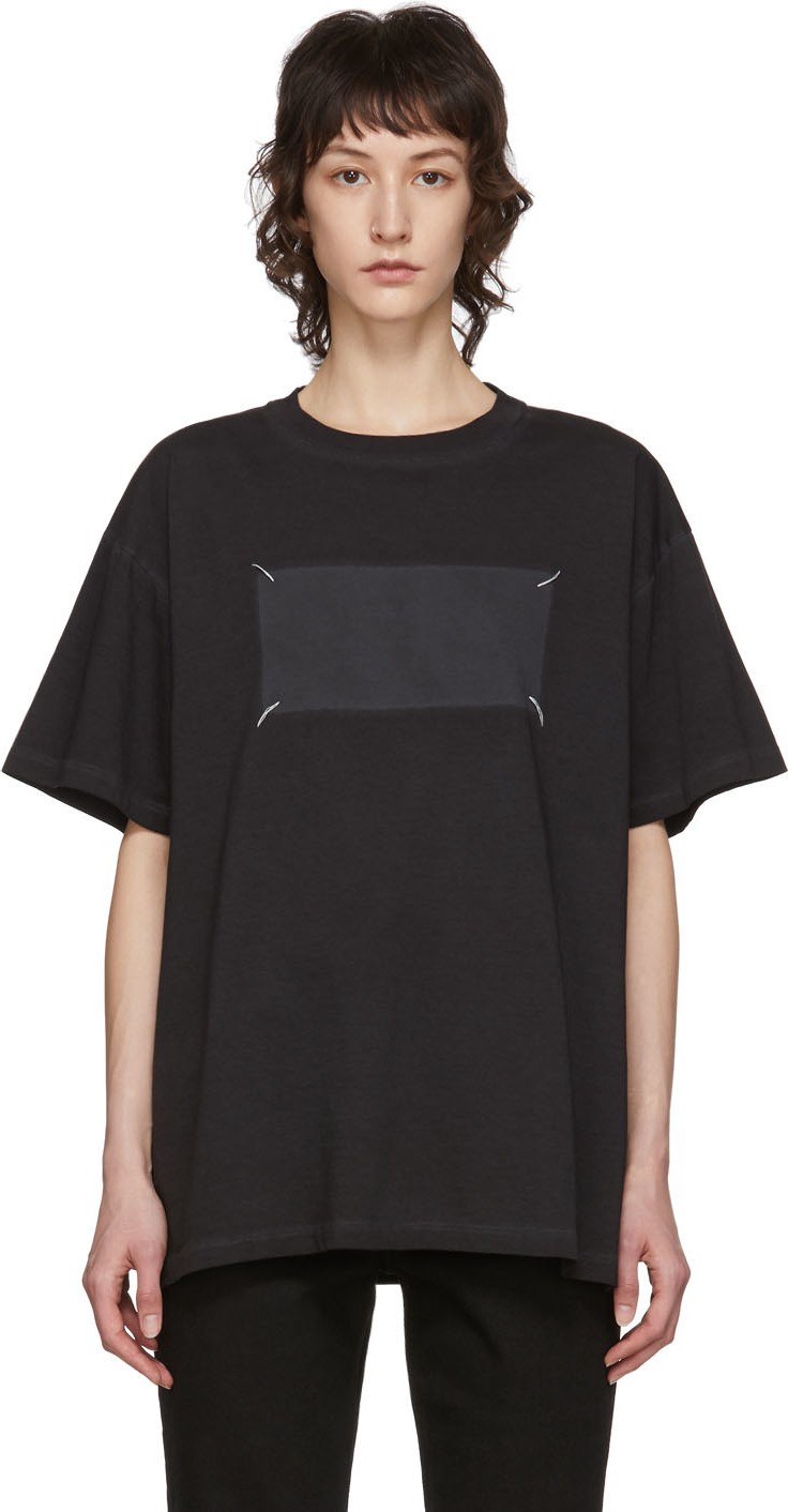 Maison Margiela Black Graphic T-Shirt