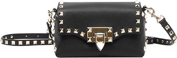 Valentino Rockstud Mini Leather Crossbody Bag