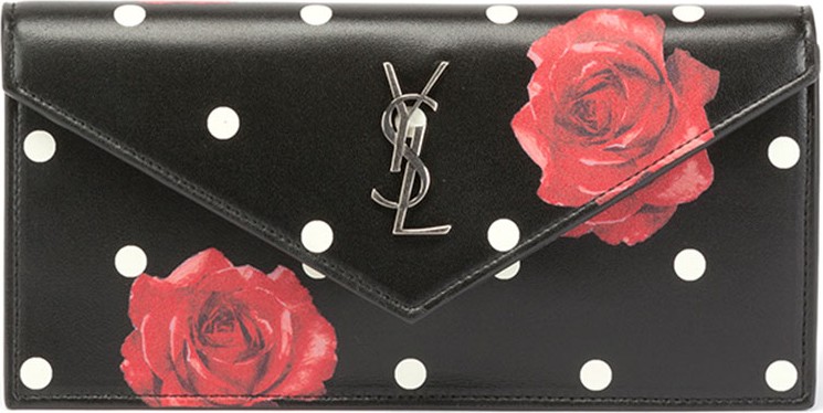 Saint Laurent Le Sept Small V-Flap Clutch Bag