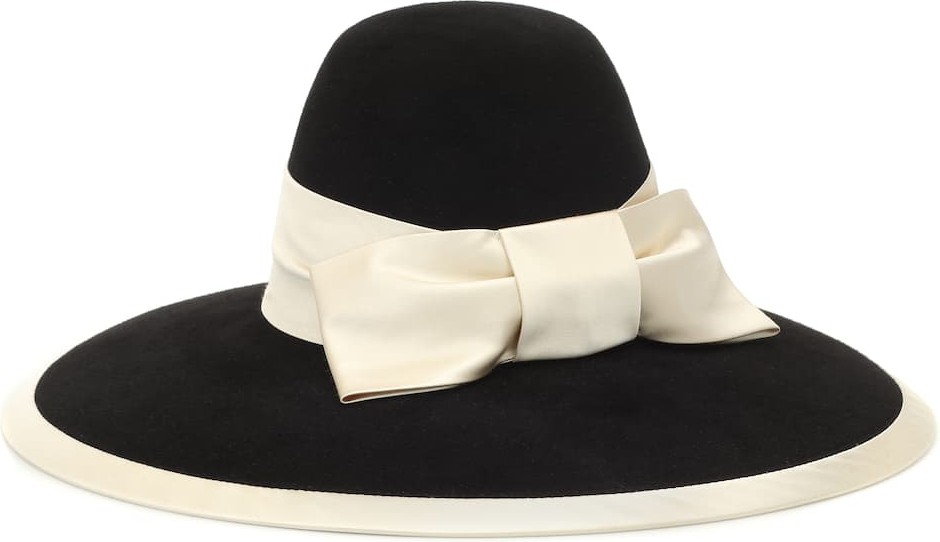 Gucci Bow-embellished felt hat
