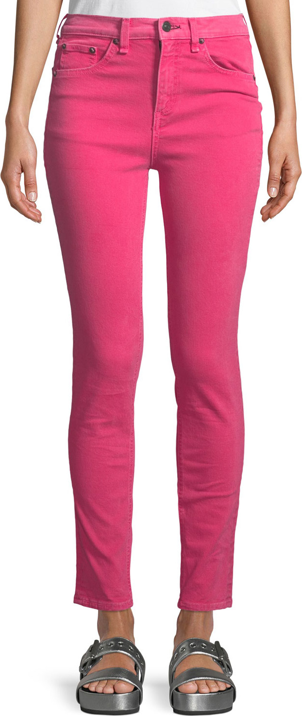 Rag & Bone High-Rise Skinny-Leg Jeans