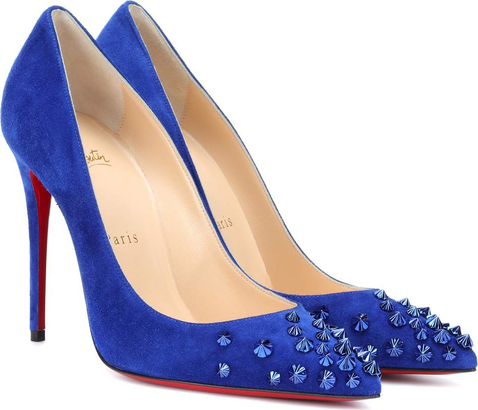 Christian Louboutin Drama 100 suede pumps