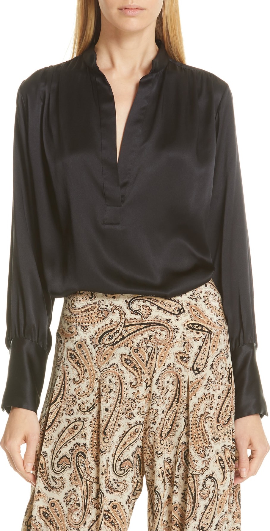 Nili Lotan Colette Silk Blouse