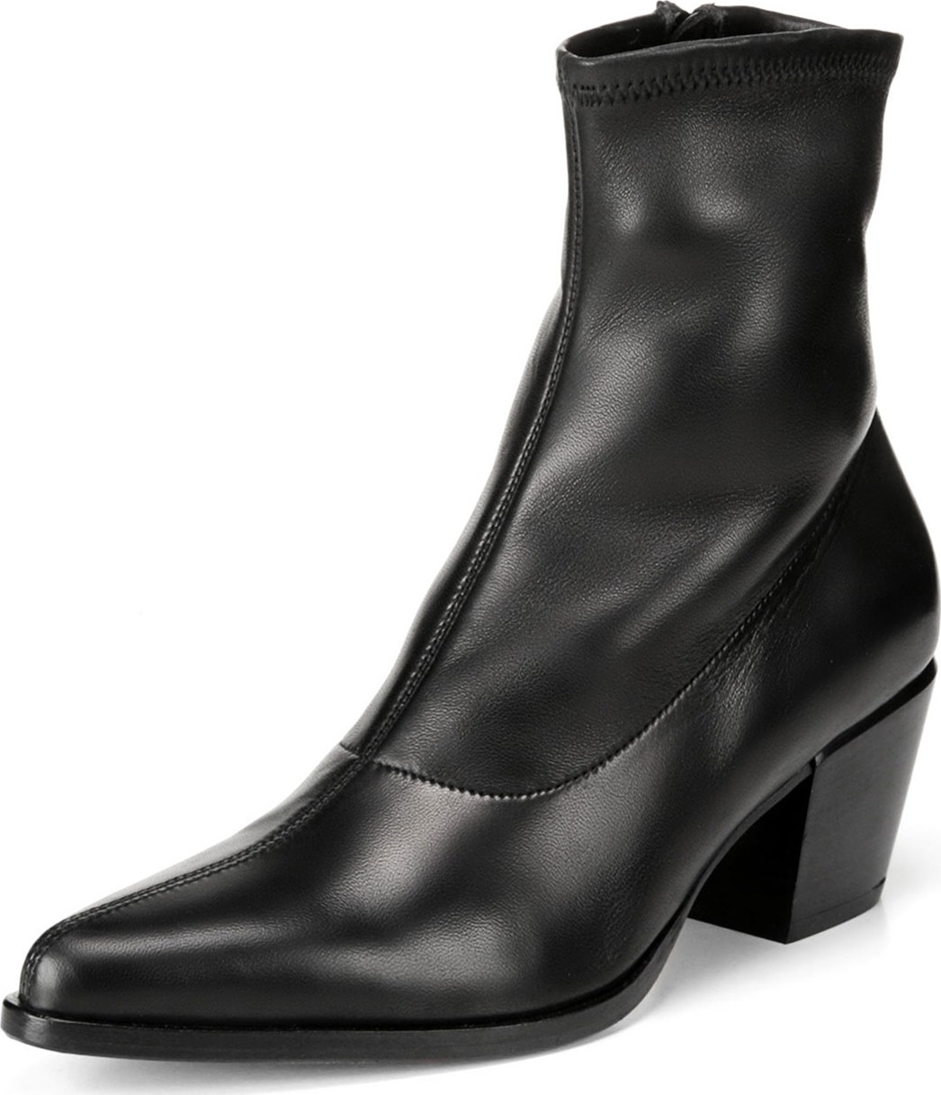 Vince Hayek Stretch-Leather Booties