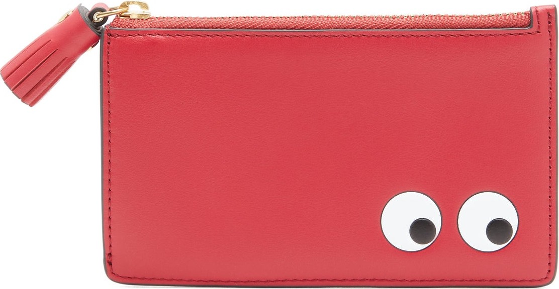 Anya Hindmarch The Eyes zipped leather pouch
