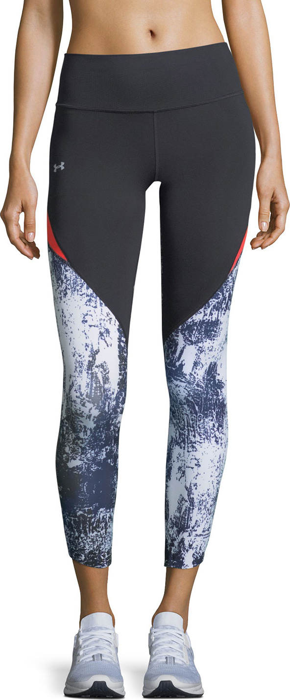 Under Armour Run True Printed Crop Performance Leggings