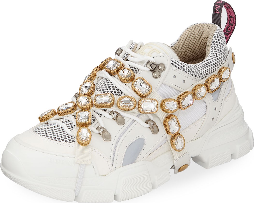Gucci Men's Sneakers with Removable Crystals