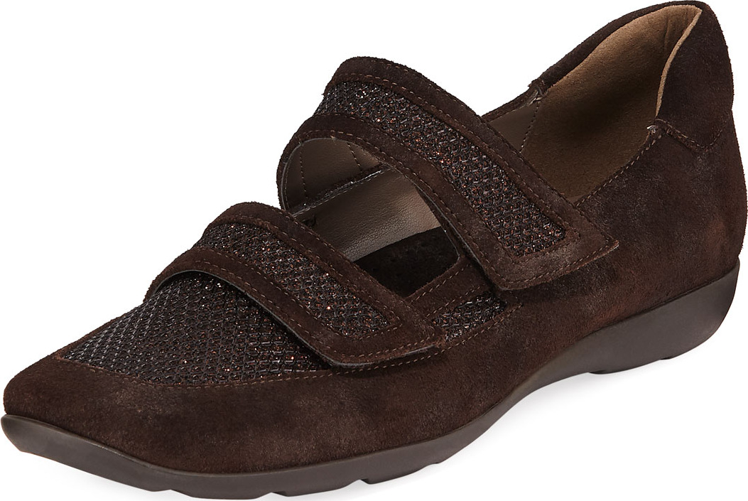 Sesto Meucci Gyan Suede Strap Sneakers