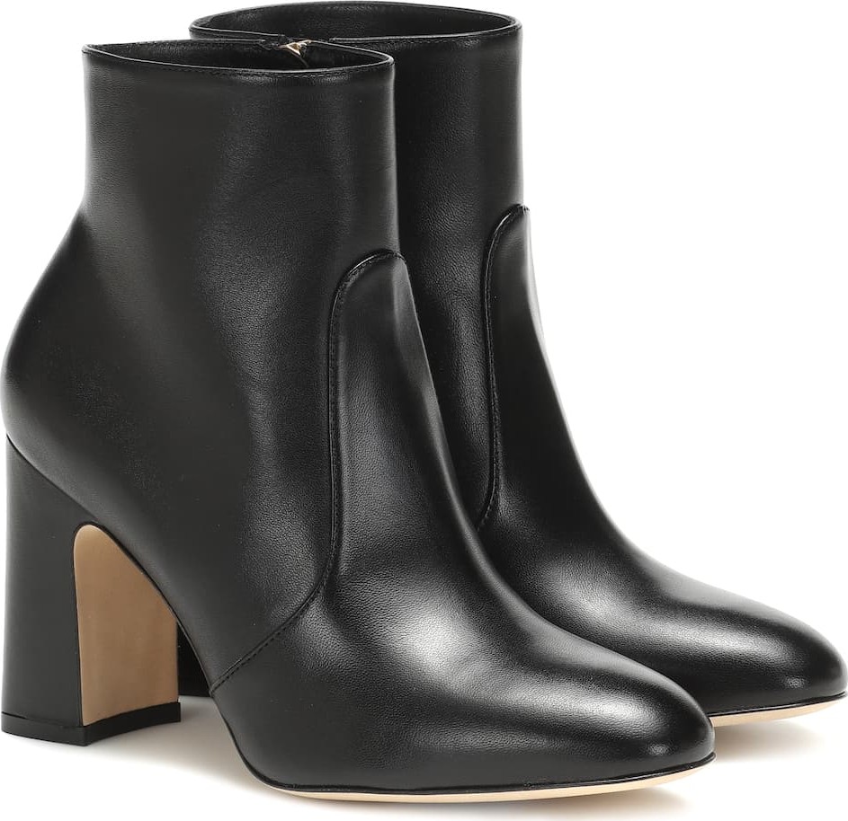 Stuart Weitzman Nell leather ankle boots