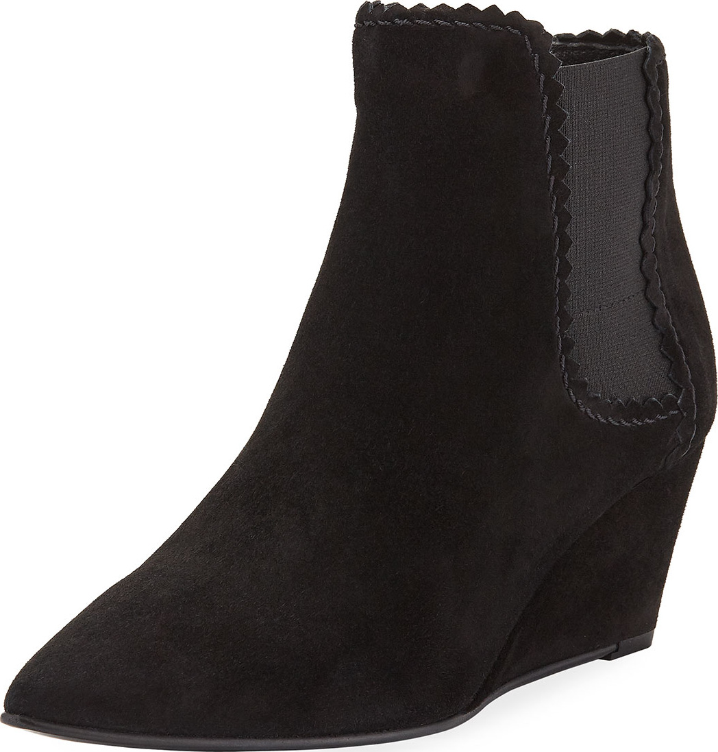 Pedro Garcia Ona Pinking Wedge Booties