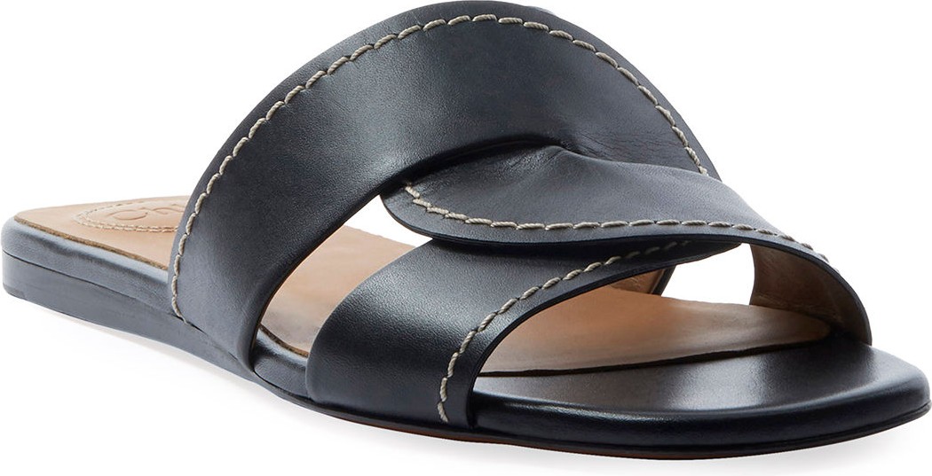 Chloe Candice Flat Twist Slide Sandals