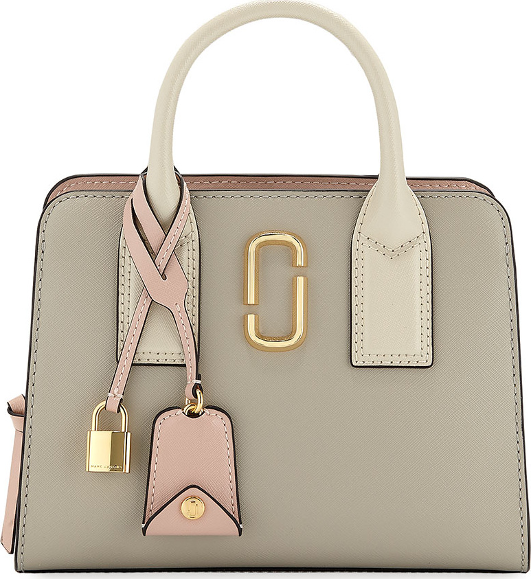 MARC JACOBS Little Big Shot Saffiano Leather Tote Bag