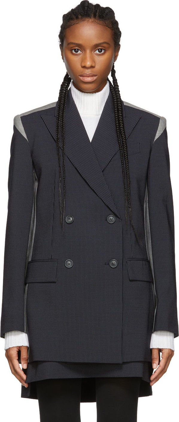 Sportmax Navy Laveno Blazer