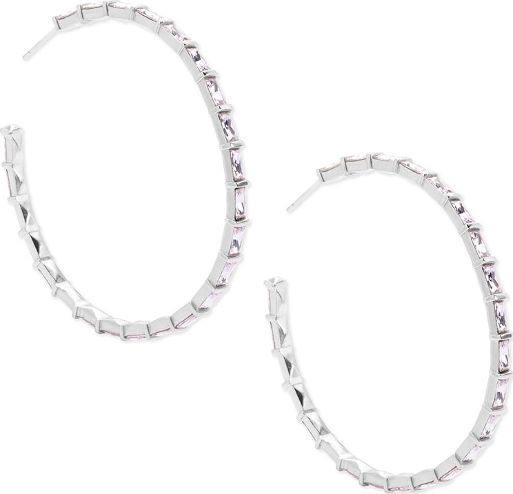 Kendra Scott Thora Crystal Hoop Earrings