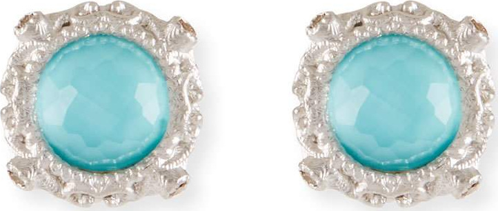 Armenta New World Round Doublet Stud Earrings