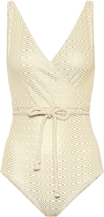 Lisa Marie Fernandez Yasmin seersucker swimsuit