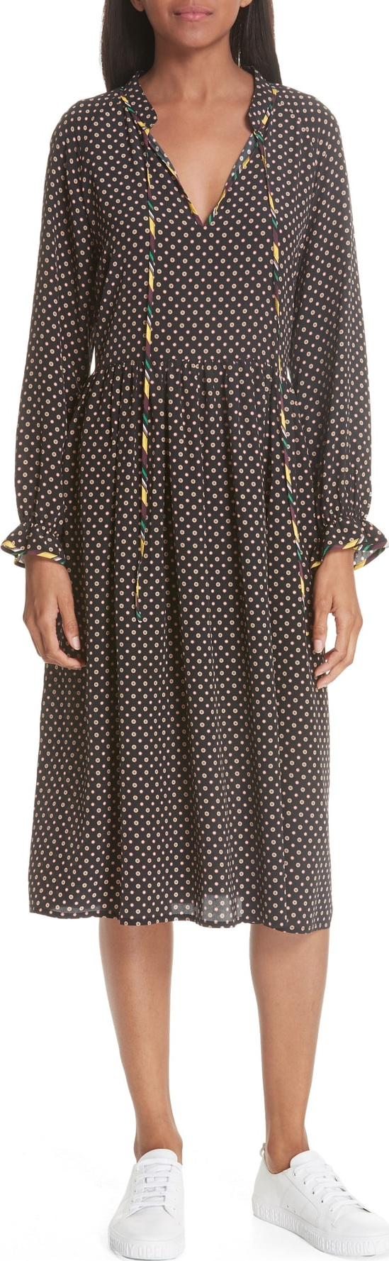 Opening Ceremony Silk Medallion Dress