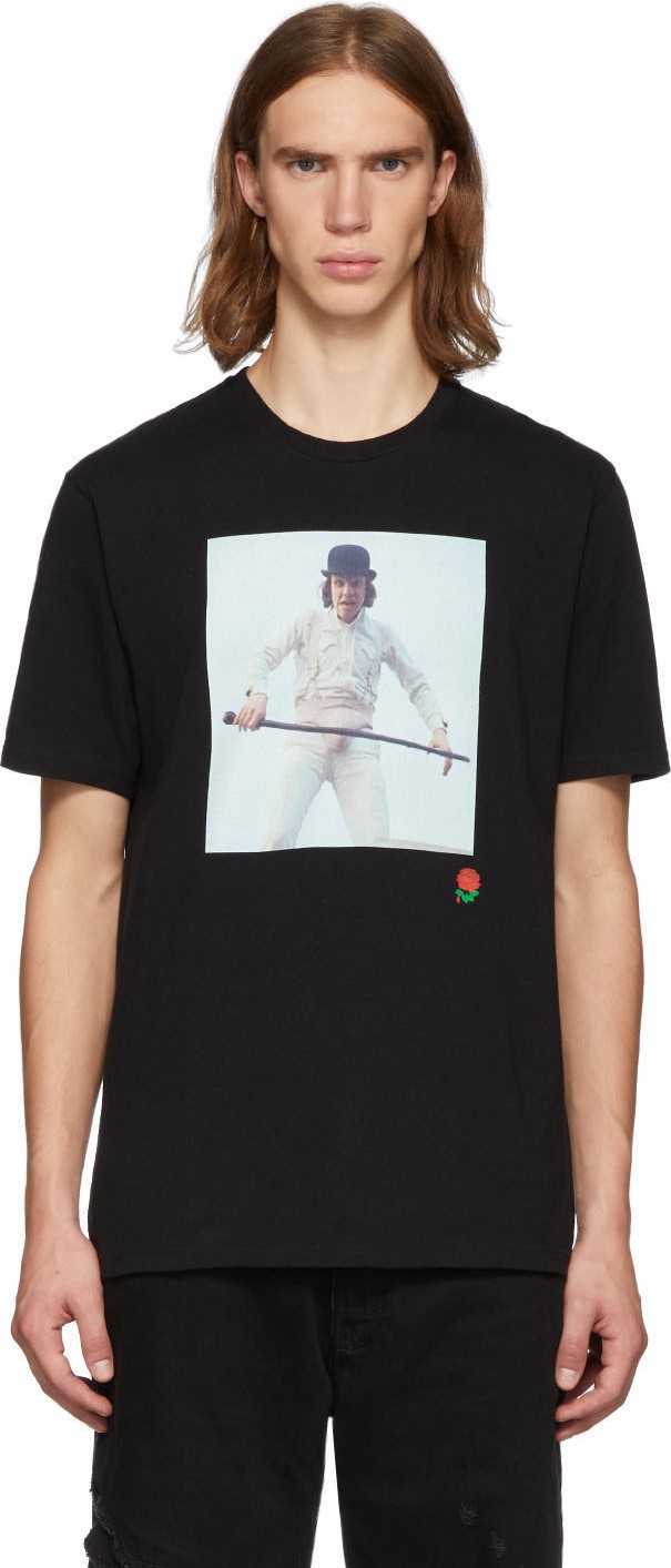 Undercover Black A Clockwork Orange Alex Rose T-Shirt